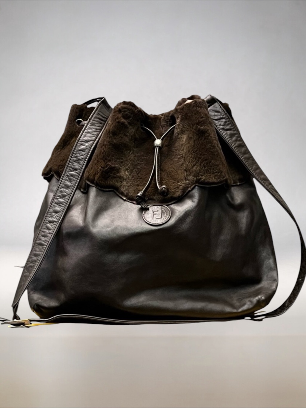Authentic Vintage Fendi Bucket Bag- Free Coa